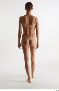 Cynthia  1 back view lingerie underwear walking whole body…
